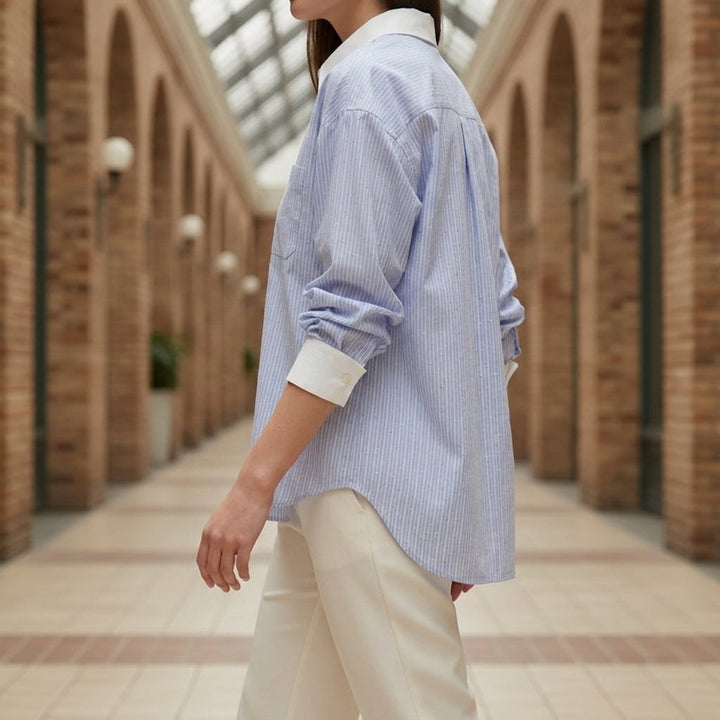 Celeste Contrast Collar Shirt