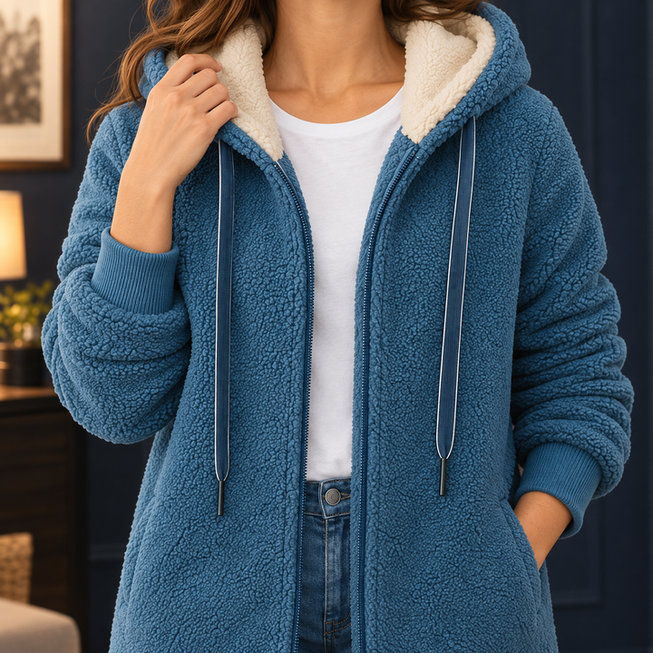 Fleur-Faye Hooded Fleece Jacket