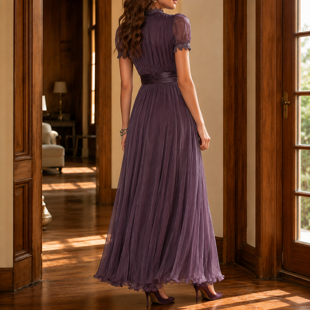 Theodora-Mae Keyhole Maxi Dress