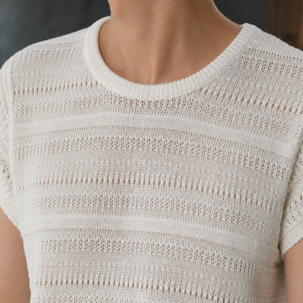 Nico Openwork Knit Top