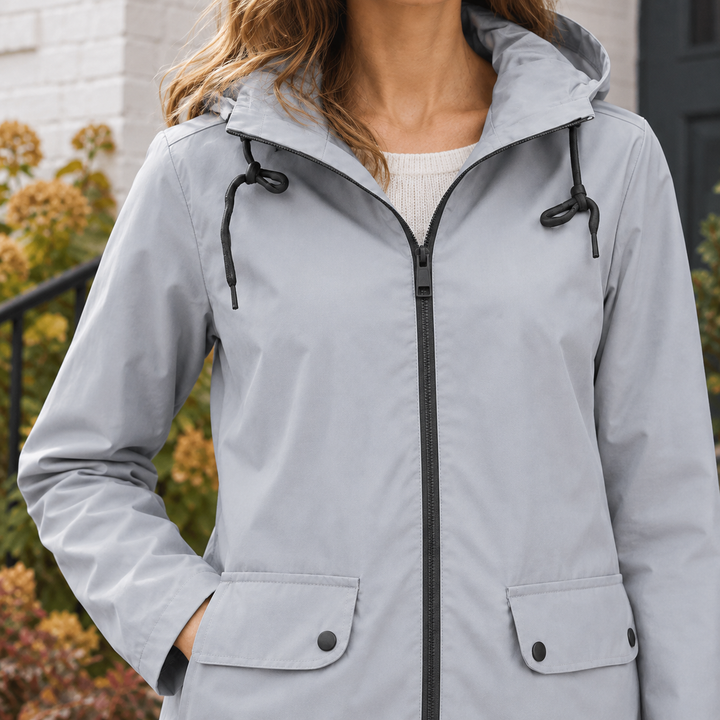 Talia-Sage Hooded Jacket