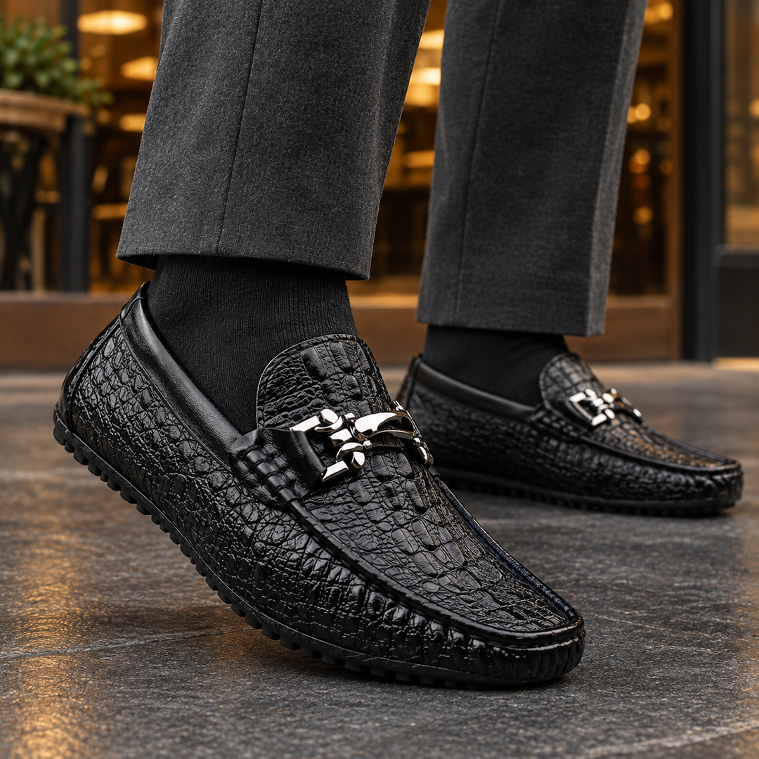 Cassano-Volo Leather Loafers