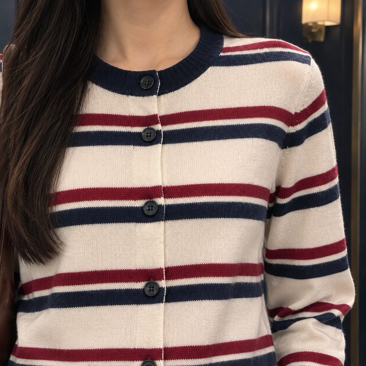 Florentine-Kate Striped Cardigan