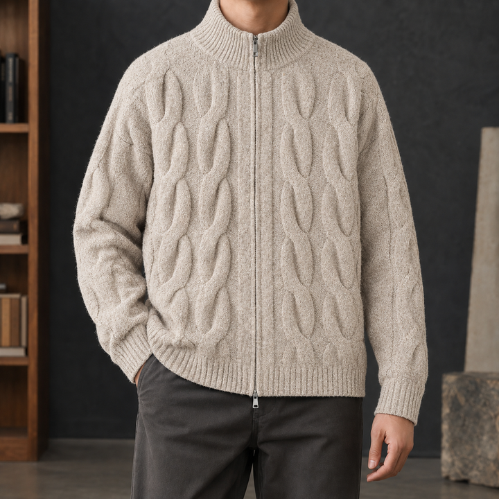 Blake Cable Knit Cardigan
