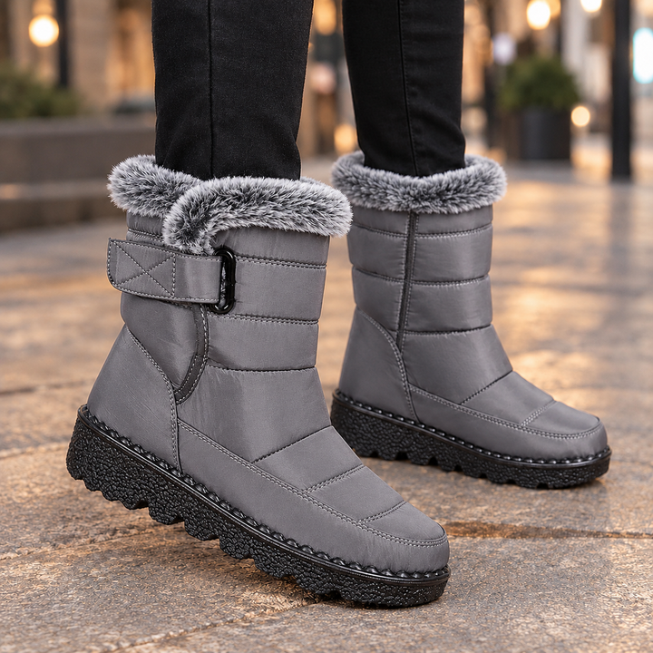 Mantova-Lucca Plush Collar Boots
