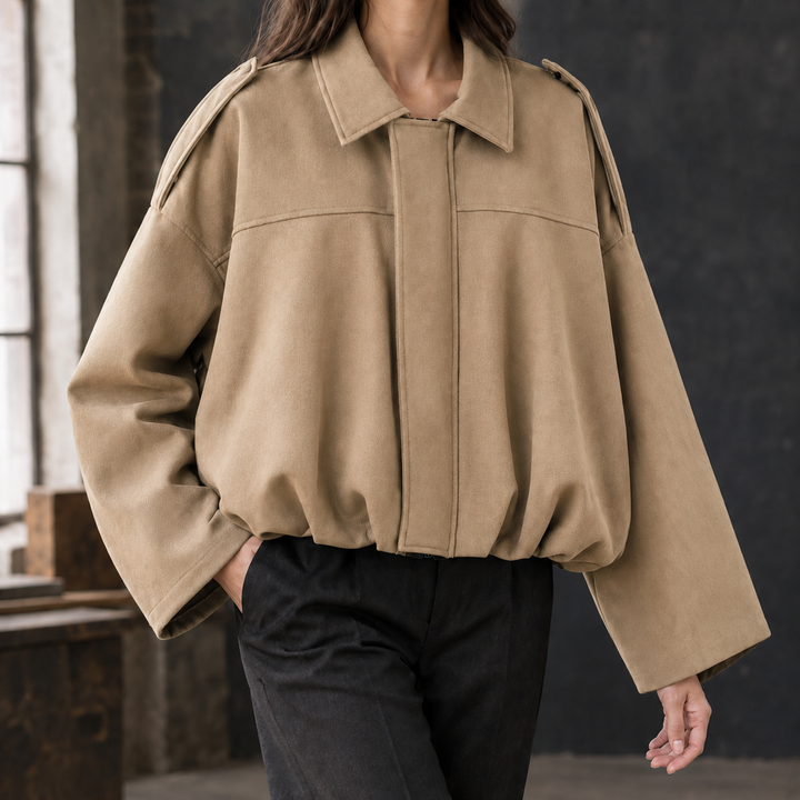 Kiera Oversized Bomber Jacket