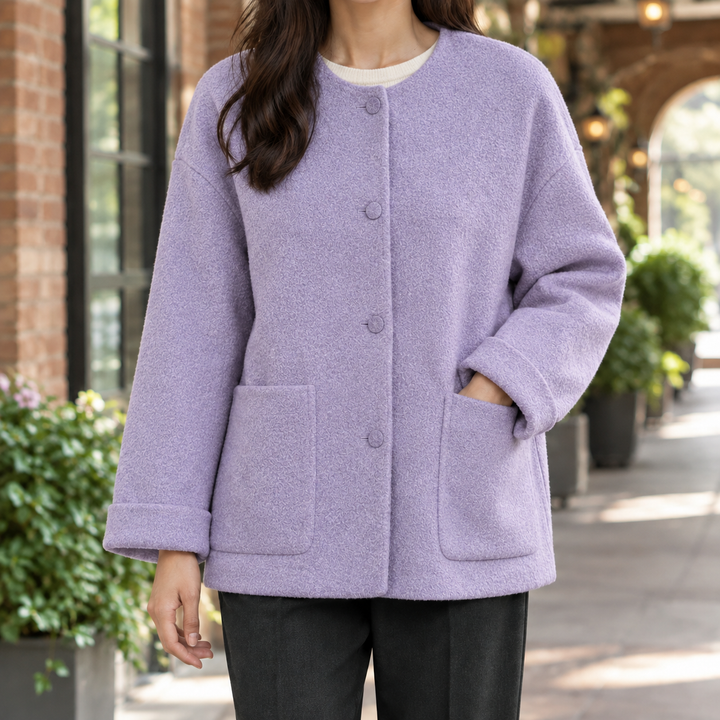 Angelique-Lane Relaxed Wool Jacket