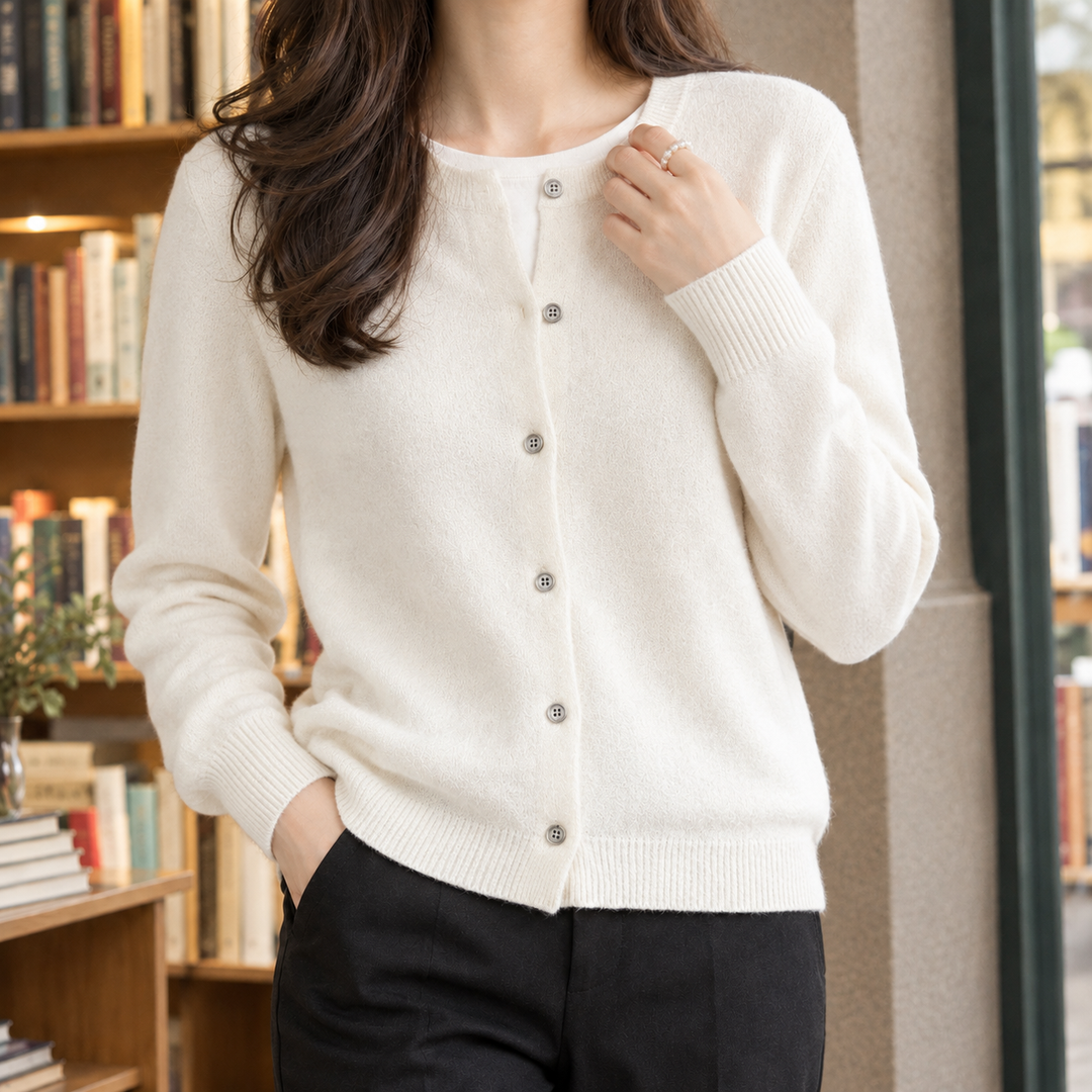 Jocasta-Jane Crewneck Cardigan