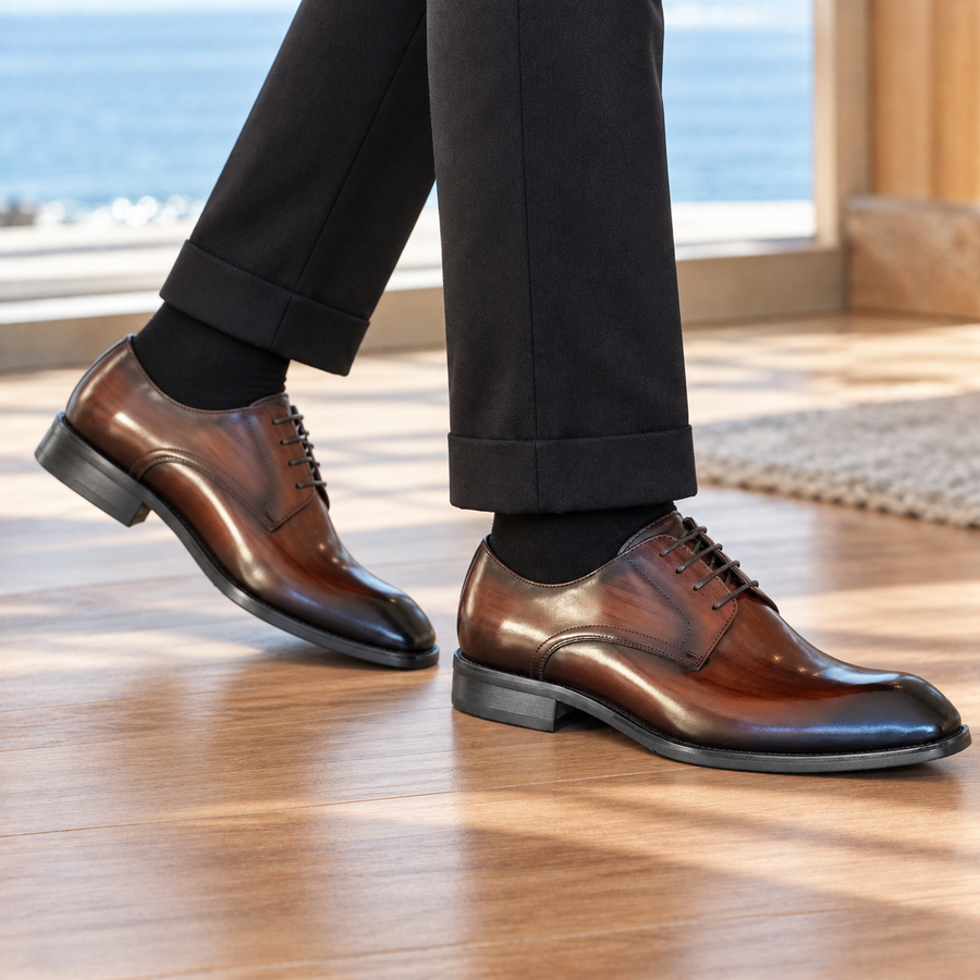 Sarzana Square Toe Derbies