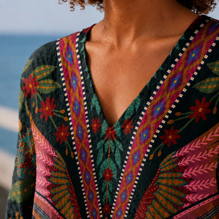 Carmen-Elise V-Neck Tunic