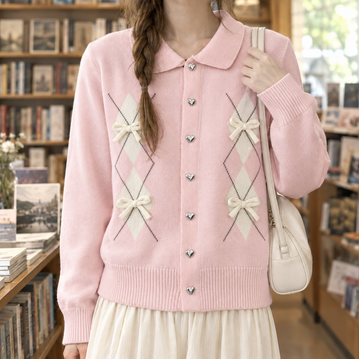 Hazel-Rae Bow Cardigan