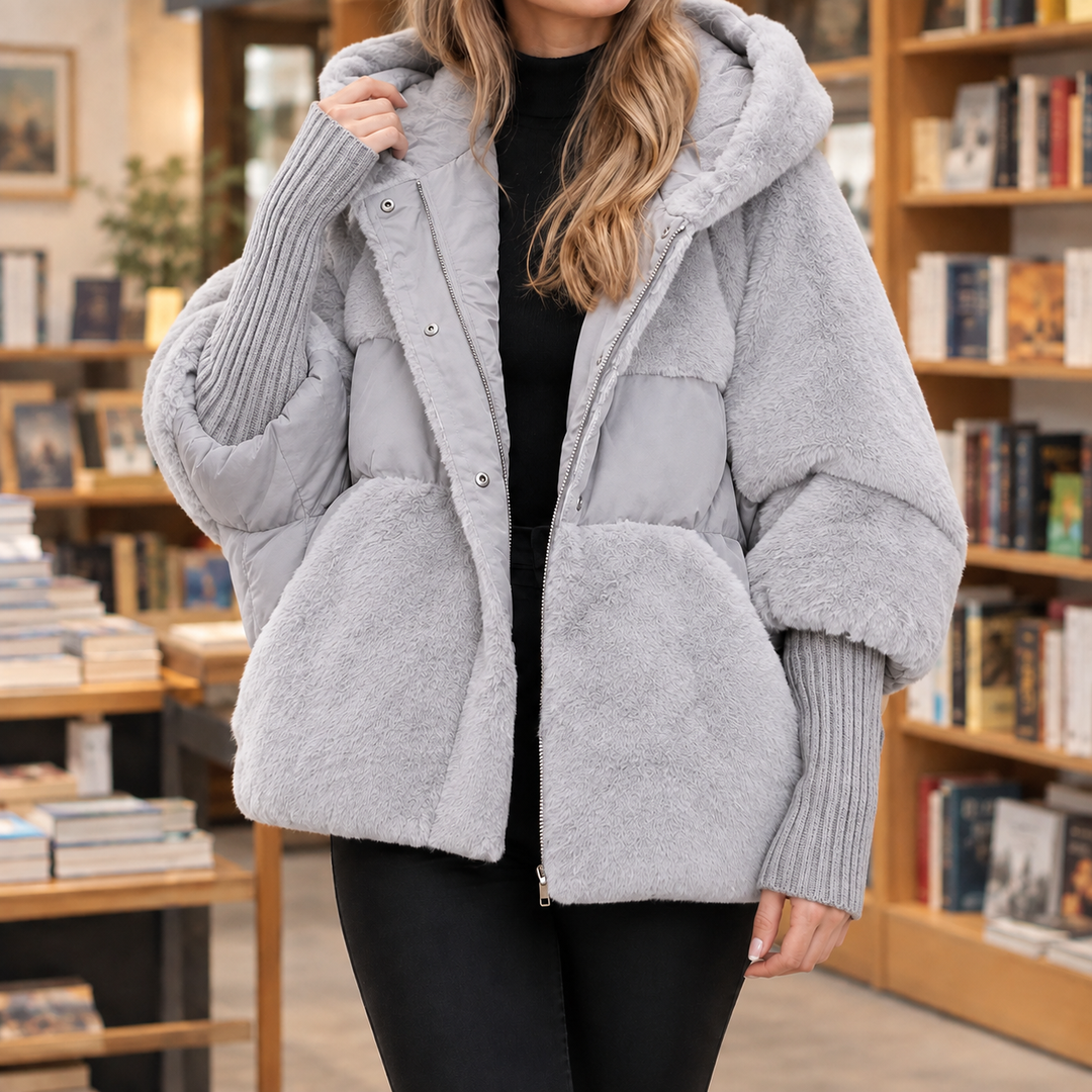Ilaria-Kate Plush Panel Jacket