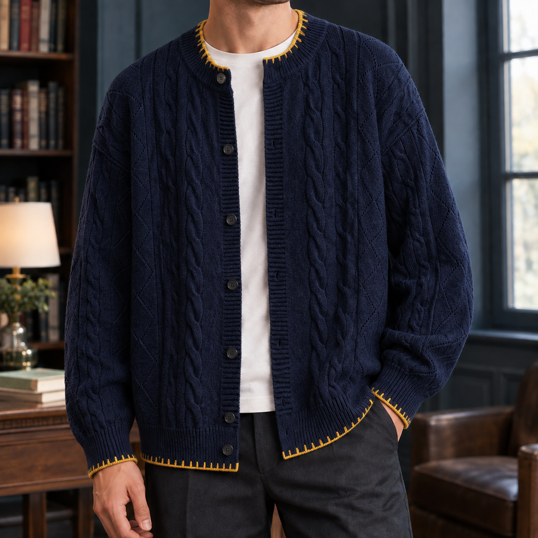 Hugh Cable Cardigan