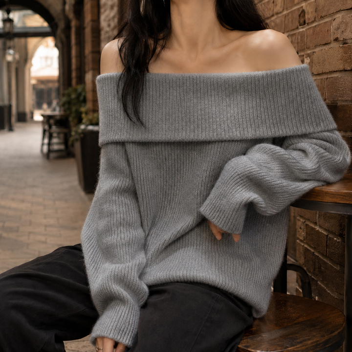 Tiphaine Off-Shoulder Sweater