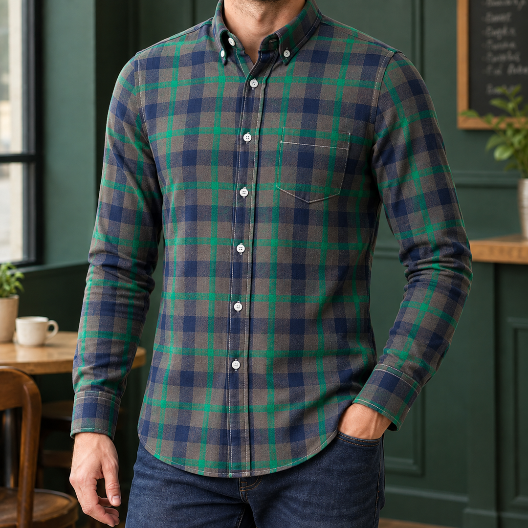 Oliver Plaid Shirt