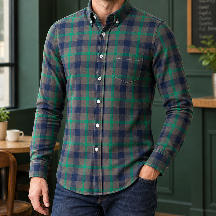 Oliver Plaid Shirt