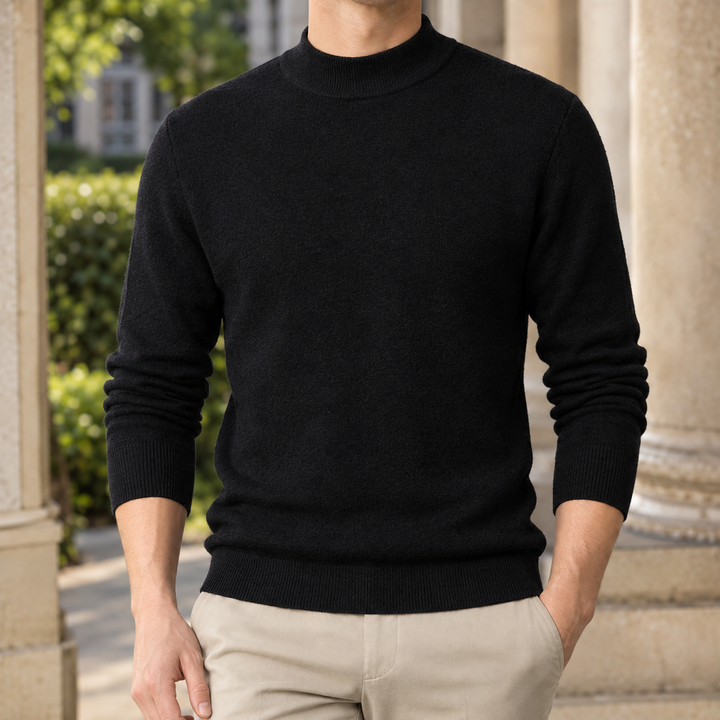 Hudson Mock Neck Sweater