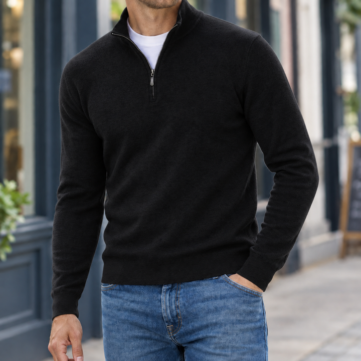 Romano Quarter Zip Sweater