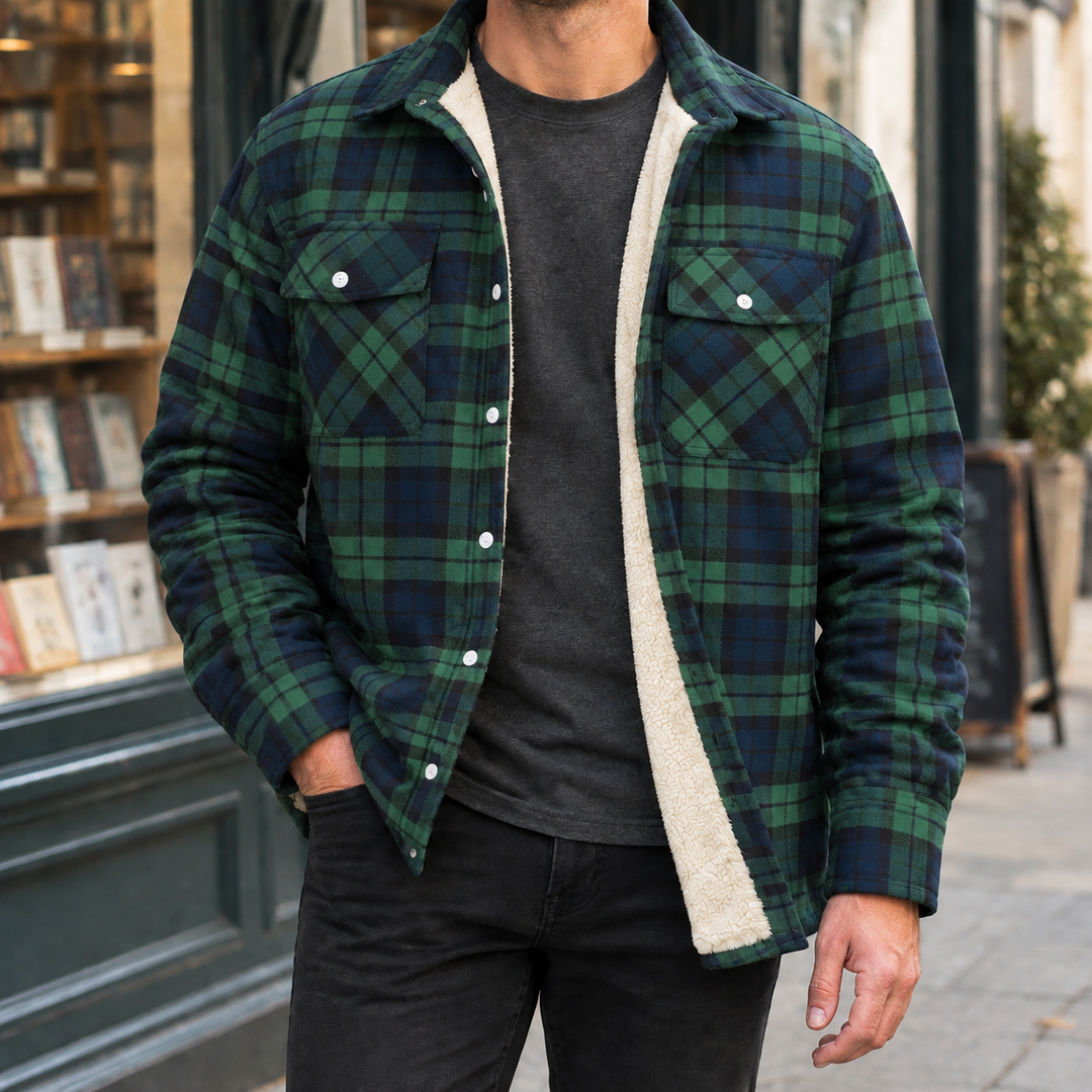 Dario Plaid Lined Jacket