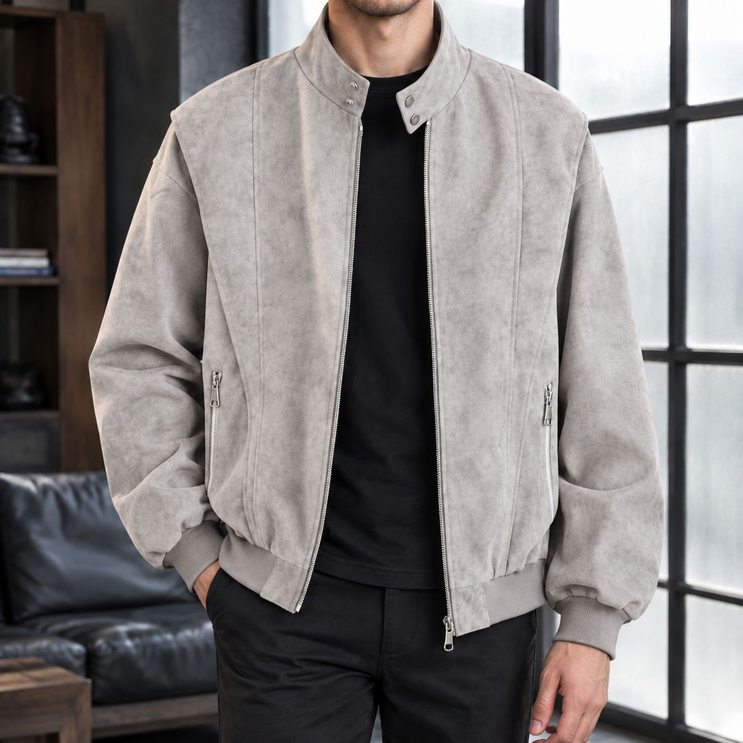 Dorian Stand-Collar Jacket