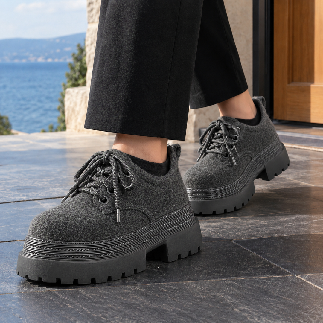 Olivieri-Vita Suede Platform Shoes