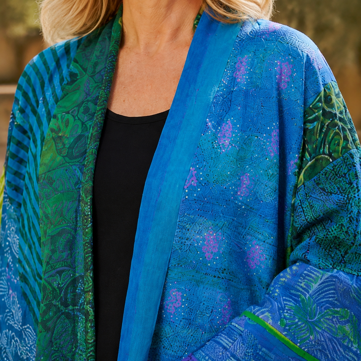 Celine-Sage Patchwork Cardigan
