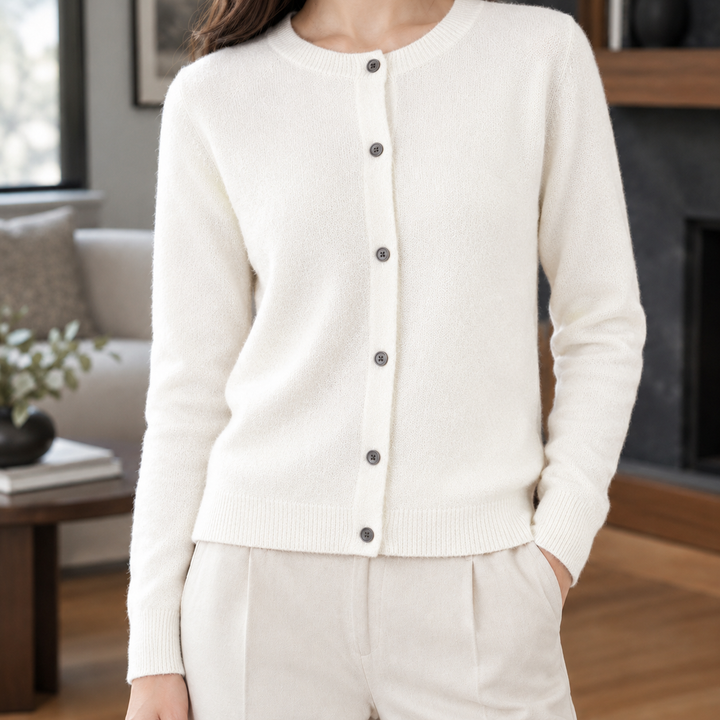Michelle Round Neck Cardigan