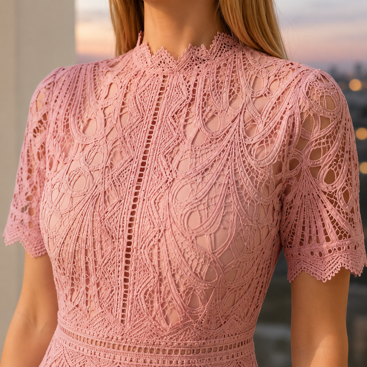 Yara-Louise Lace Midi Dress