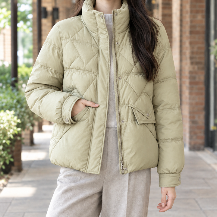Pomeline-Rose Quilted Jacket