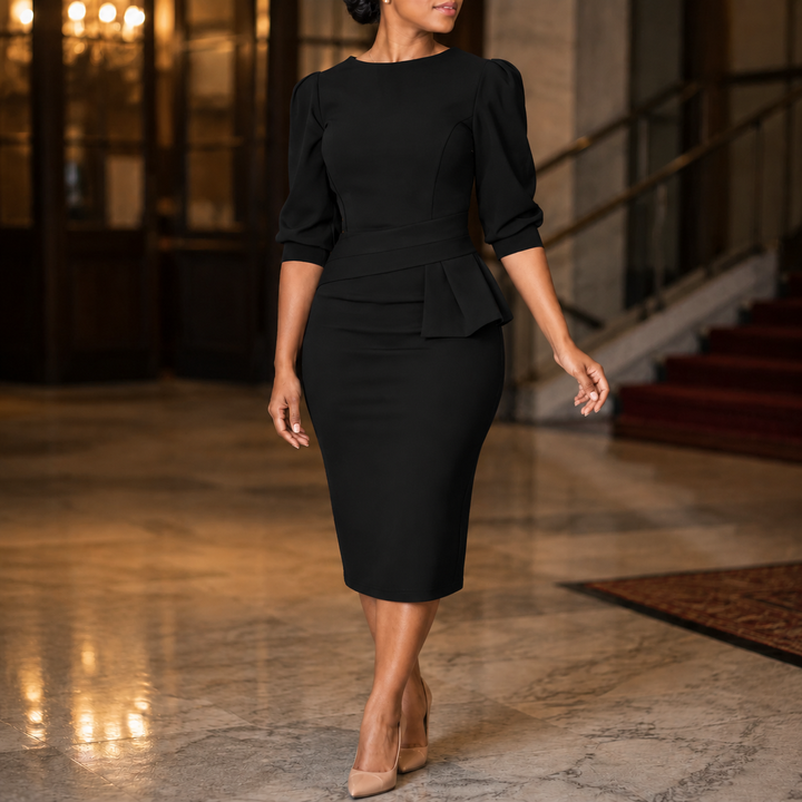 Liora-Claire Peplum Dress
