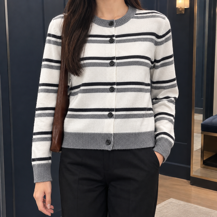 Florentine-Kate Striped Cardigan