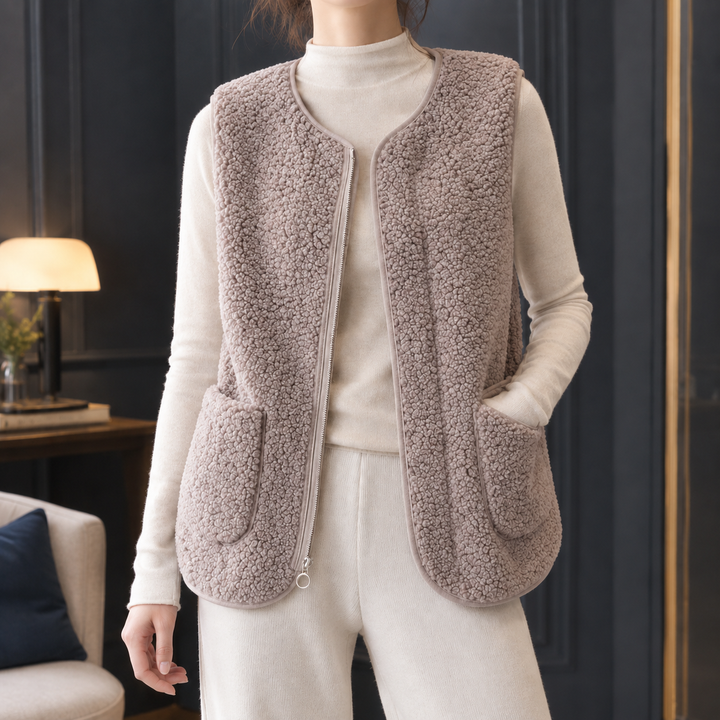 Roseline-Hope Teddy Zip Vest
