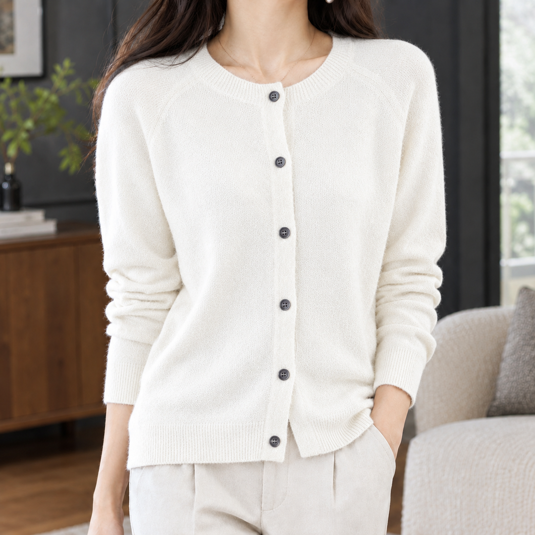 Michelle Round Neck Cardigan