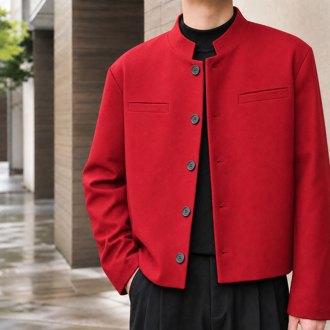 Knox Collarless Jacket