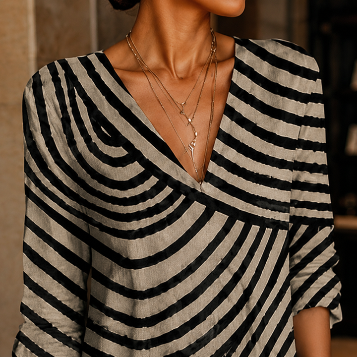 Stella-Rose Abstract Midi Dress