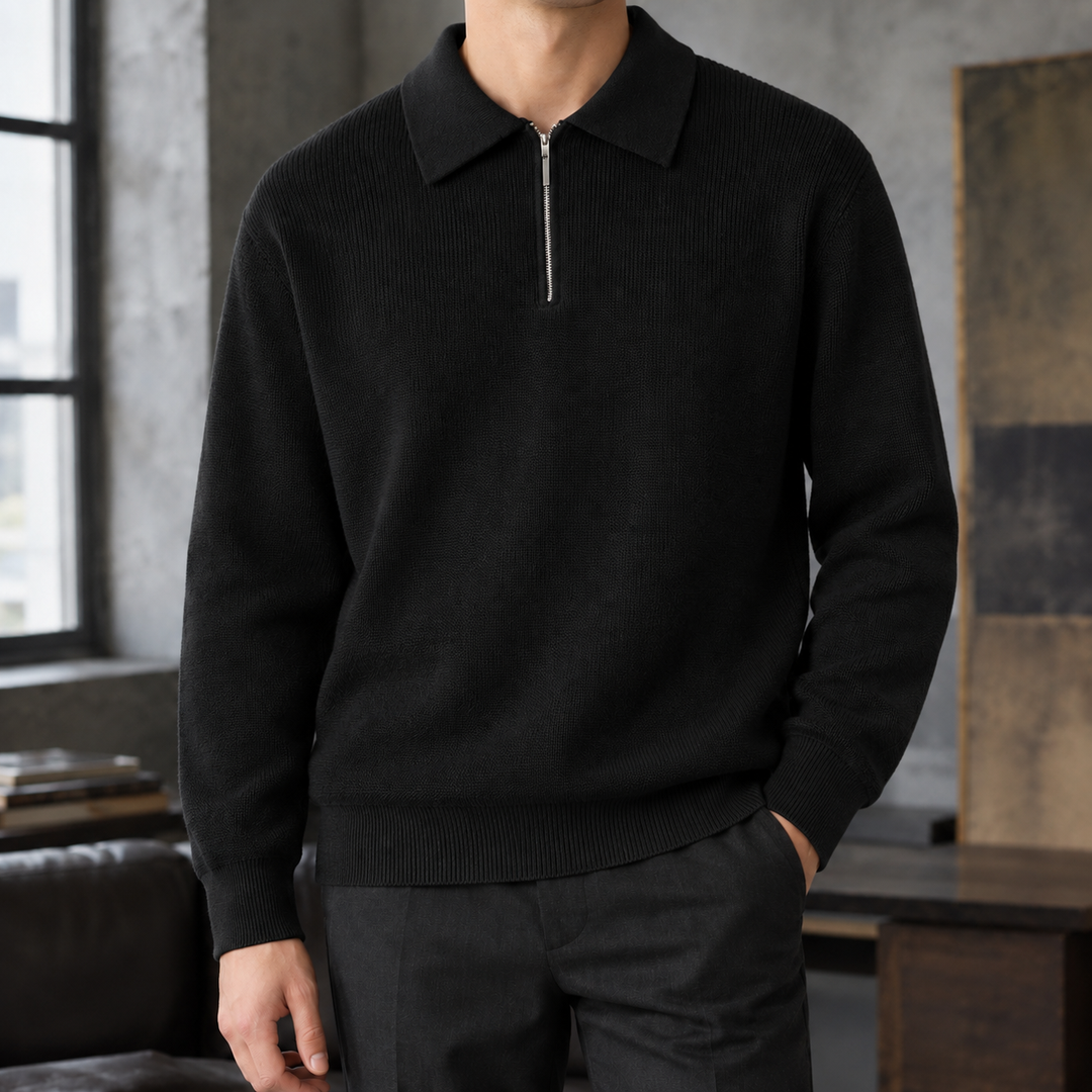 Douglas Half Zip Sweater