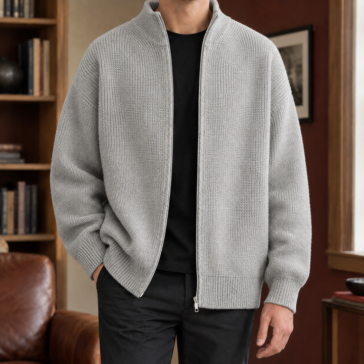 Gregory Zip Cardigan