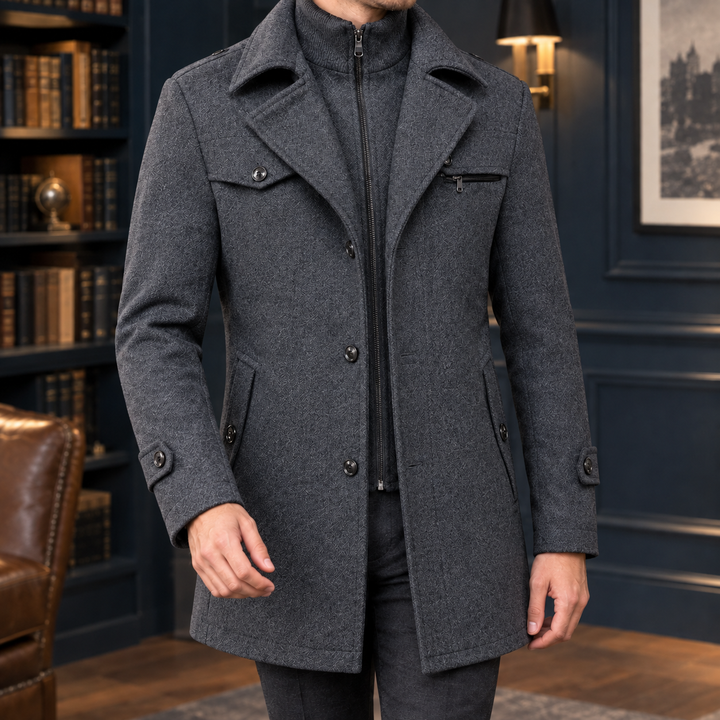 Vaughn Double Collar Coat