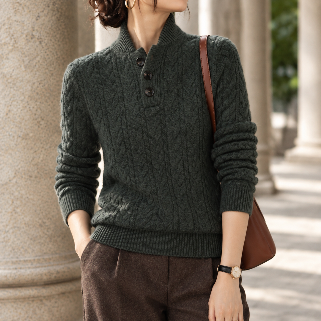 Brigitta-Rae Cable Knit Sweater
