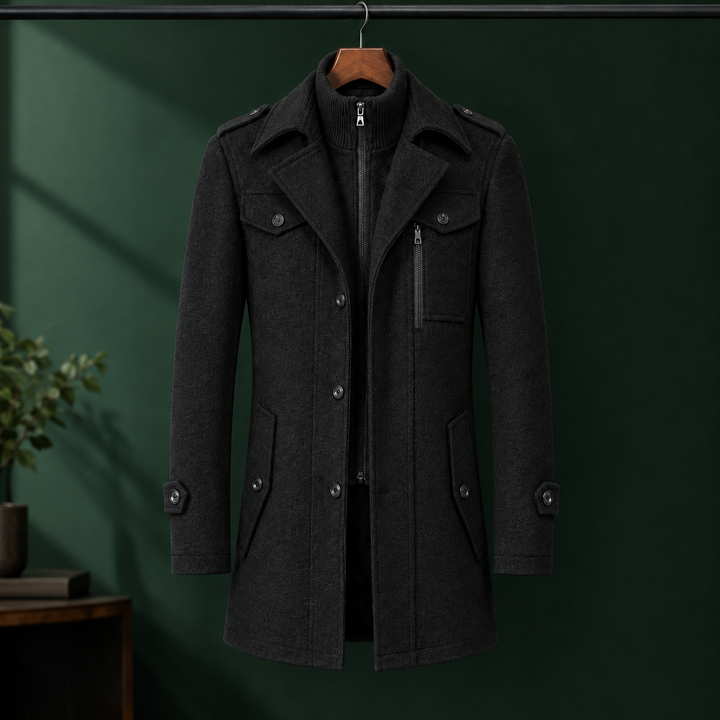 Cuthbert Double Collar Coat