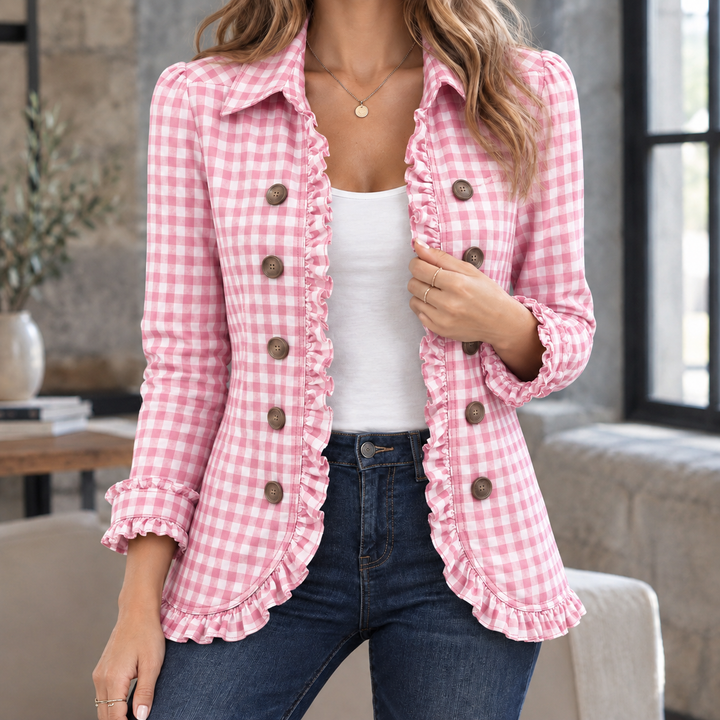 Sharon-Marie Ruffle Overshirt