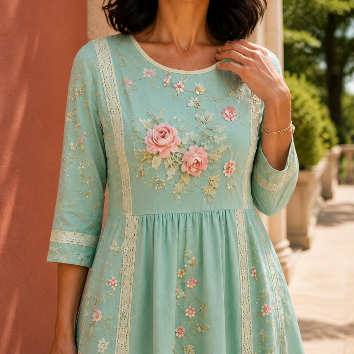 Clara-Grace Floral Maxi Dress