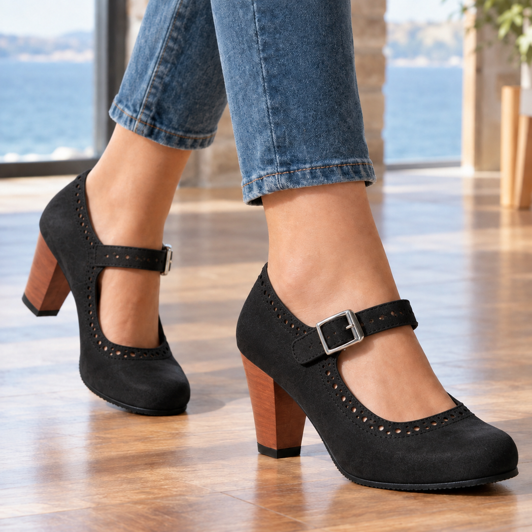 Accardi Brogue Mary Janes