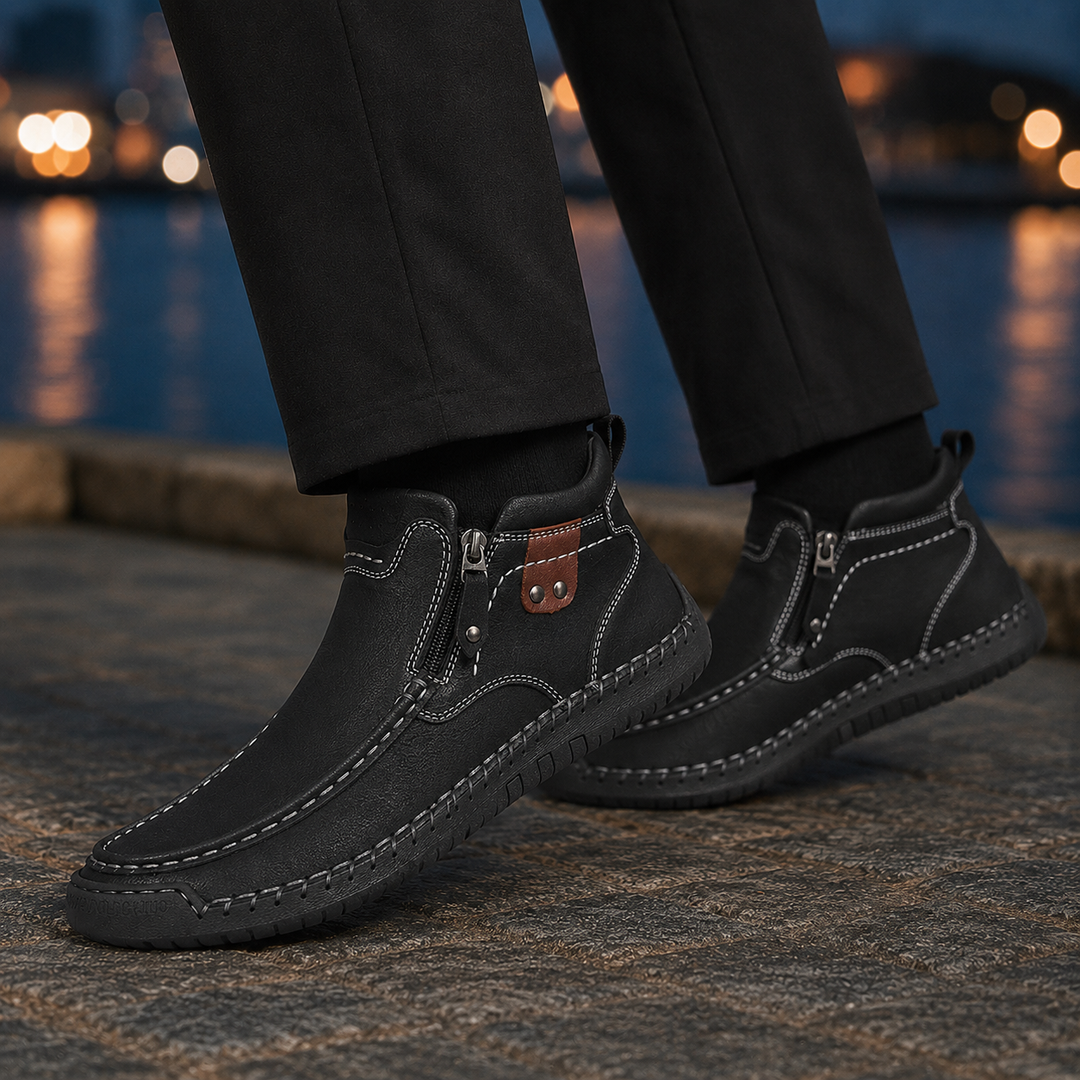 Toscano Zip Ankle Boots