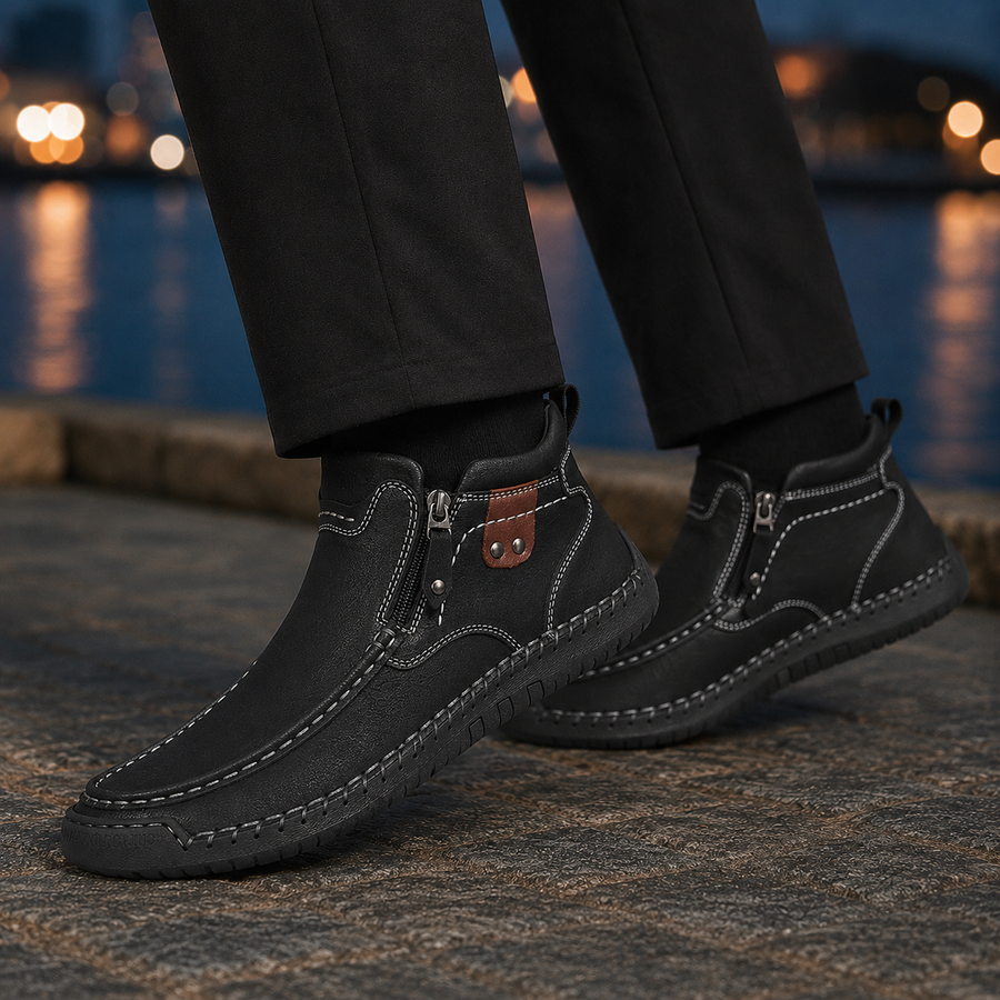 Toscano Zip Ankle Boots