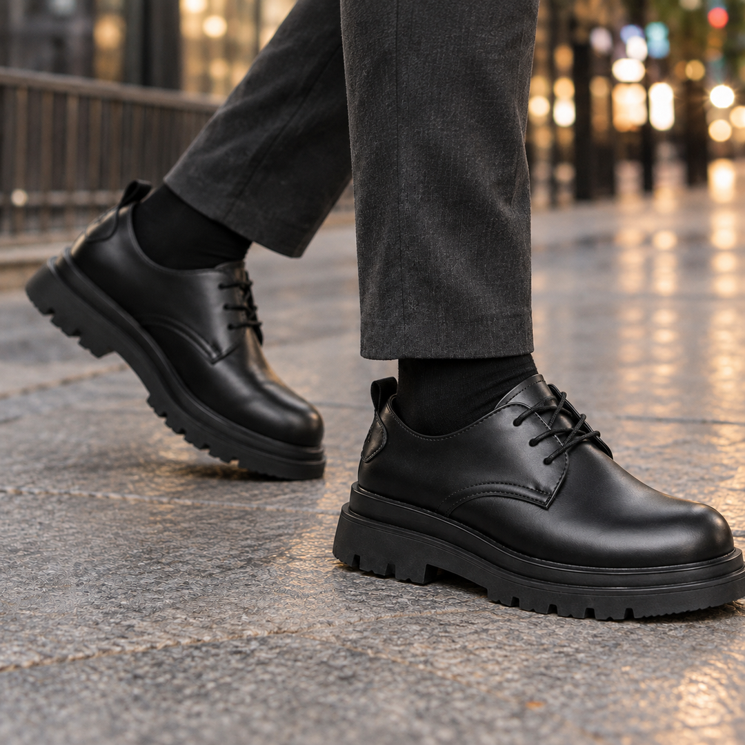 Corleone-Lucca Chunky Derby Shoes