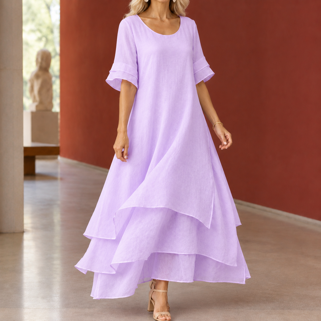 Sabina-Elise Layered Maxi Dress
