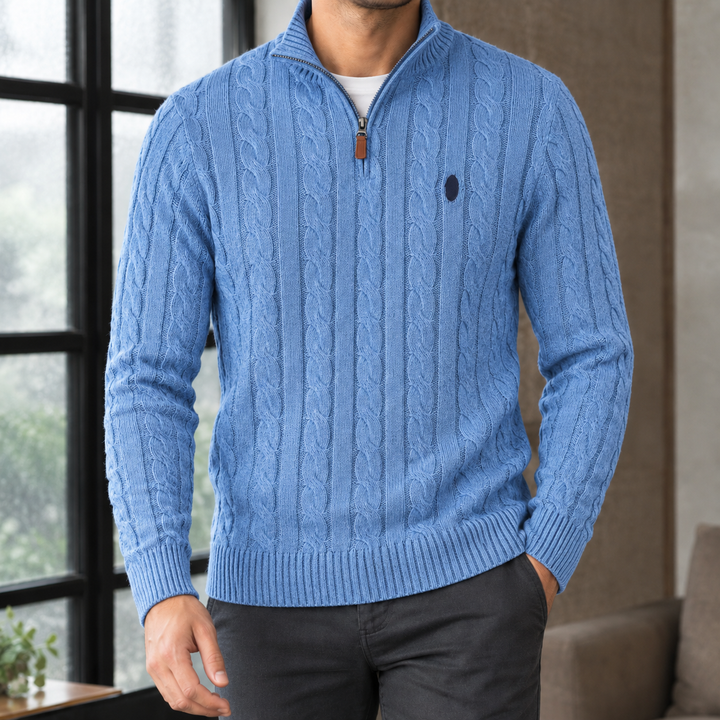 Freddie Cable Knit Sweater