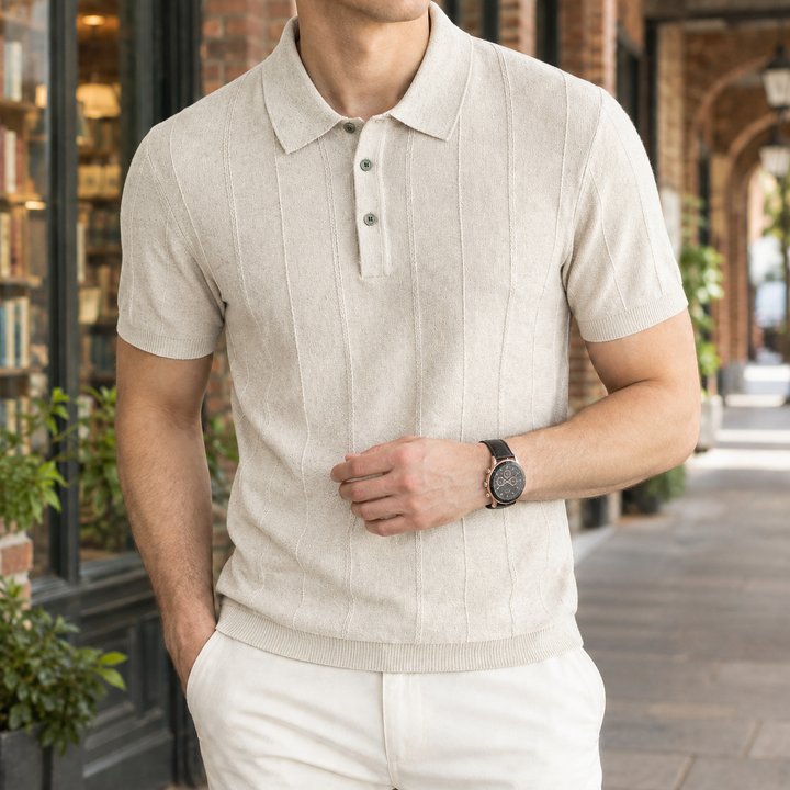 Florian Ribbed Polo