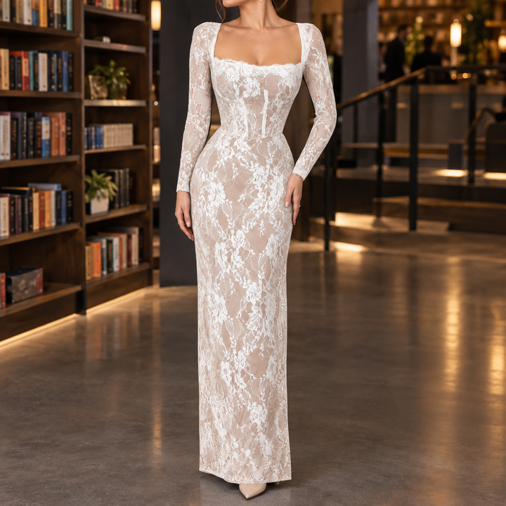 Zoe-Faye Lace Maxi Dress